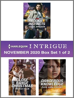 cover image of Harlequin Intrigue November 2020--Box Set 1 of 2